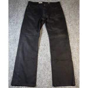AG Adriano Goldschmied Jeans Men's 33x34 The Protege Straight Leg Pants Black